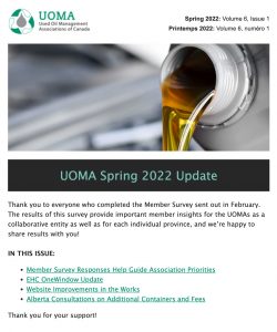 UOMA Spring 2022 Newsletter