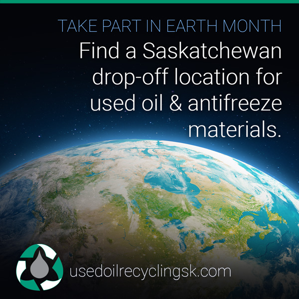 Find a Saskatchewan drop-off location for used oil & antifreeze materials.